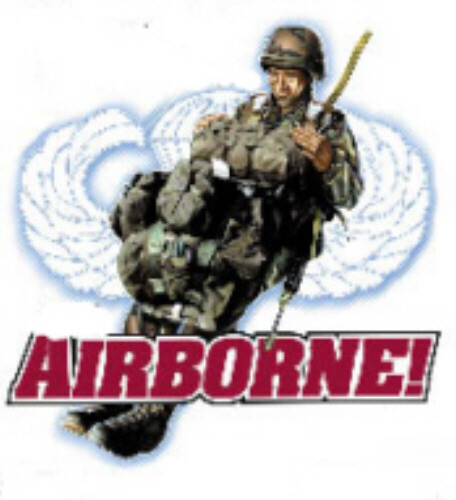 Address Labels - Airborne - Paratrooper #4