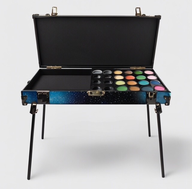 bow case archery, face painters case, display case, case with legs, archery case
