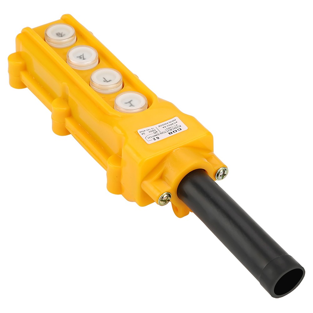 Crane Chain Hoist 4-channel Push Button Switch Lifting Pendant Rainproof