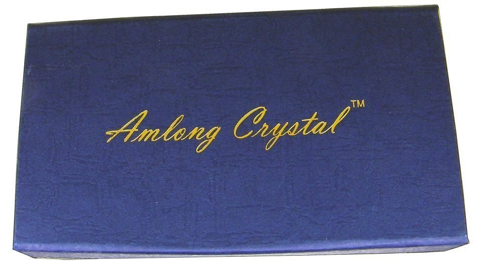 Amlong Crystal 6 inch Optical Glass Triangular Prism for Teaching Light Spectrum