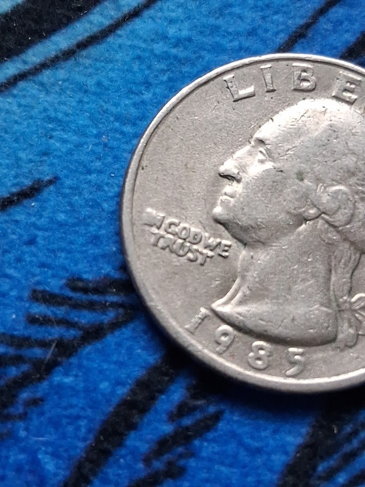 1985-P Washington quarter Error Coin