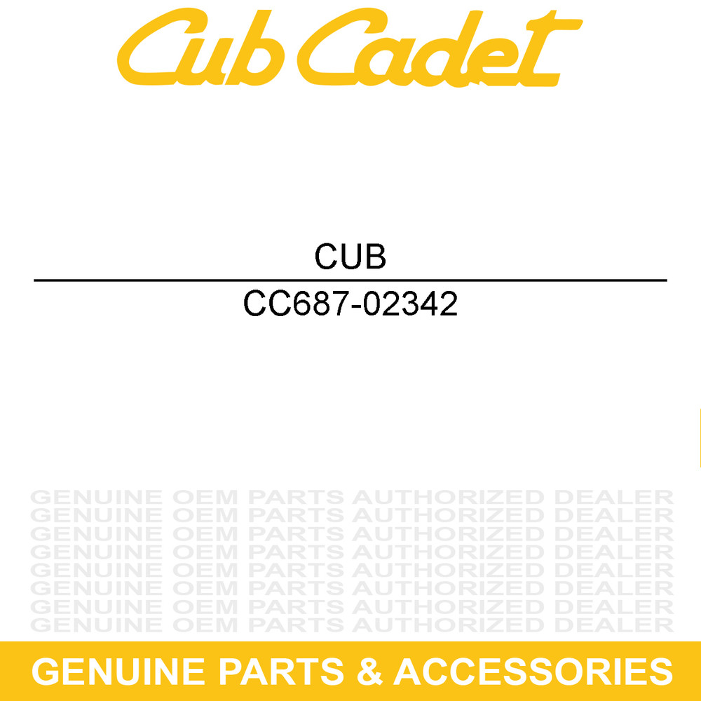 CUB CADET 687-02342 Pivot Arm Assembly CSV050