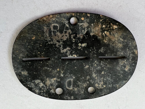 DOG TAG BADGE GERMAN WW2 - RAD M
