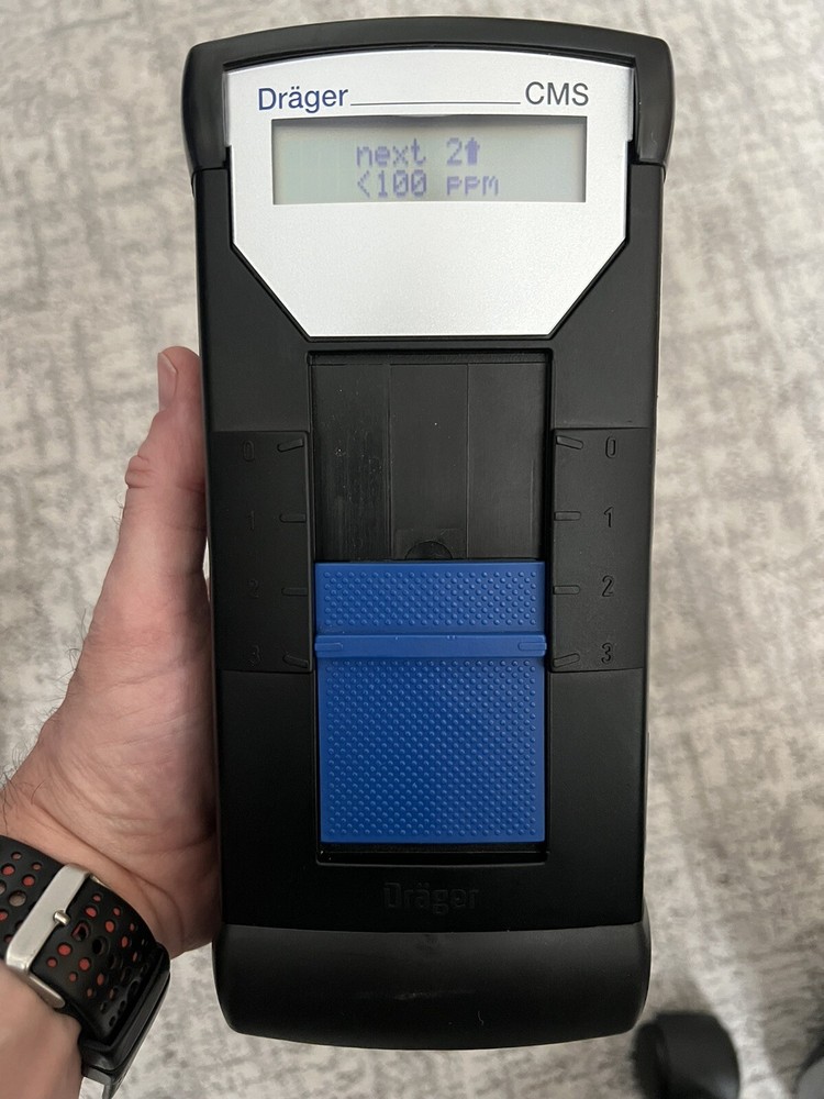 Dräger CMS Analyzer Chip Measurement System Gas Detector + CMS Analyzer