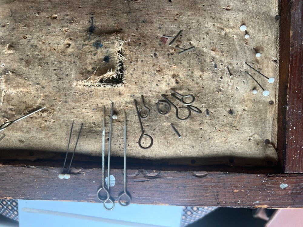 VINTAGE UPHOLSTERER TOOL BOX CIRCA 1930