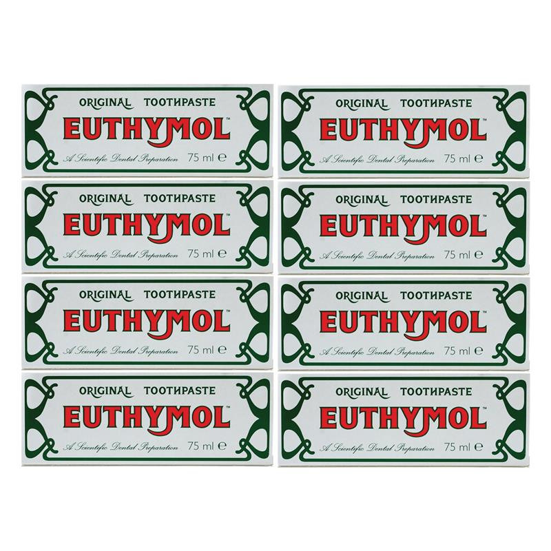 Euthymol Original Toothpaste 75ml PACK OF 8