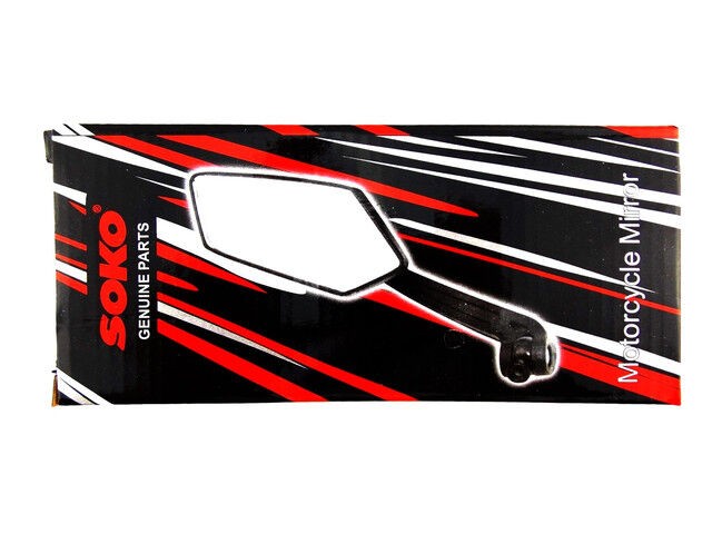HONDA VT700C SHADOW 84-87 CHROME RECTANGULAR SOKO REAR VIEW MIRRORS