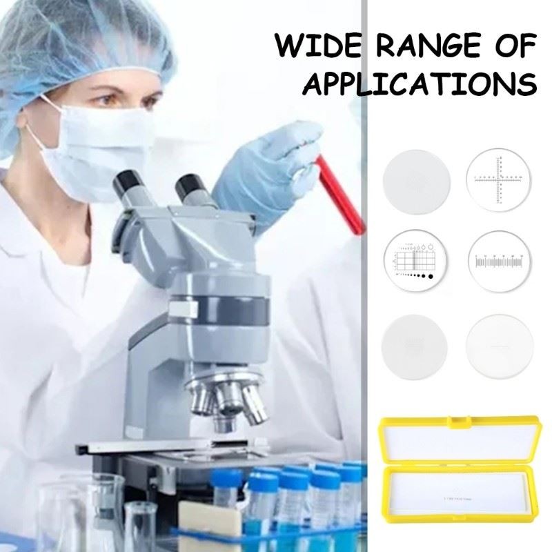 Micrometer Microscope Calibration Slide Reticle Eyepiece Calibration Ruler