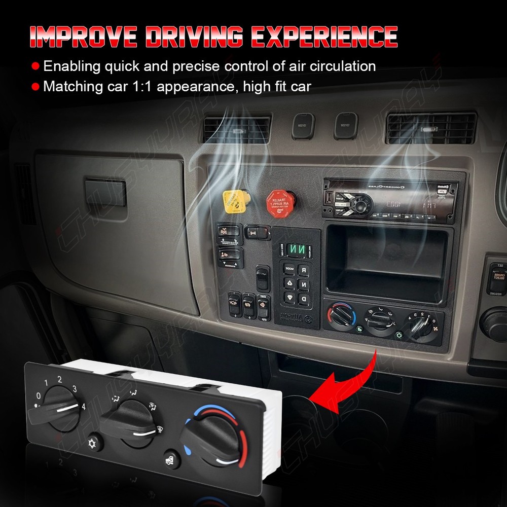 Q21-6119 A/C Climate Control Module Panel For Peterbilt 337 2010-2023