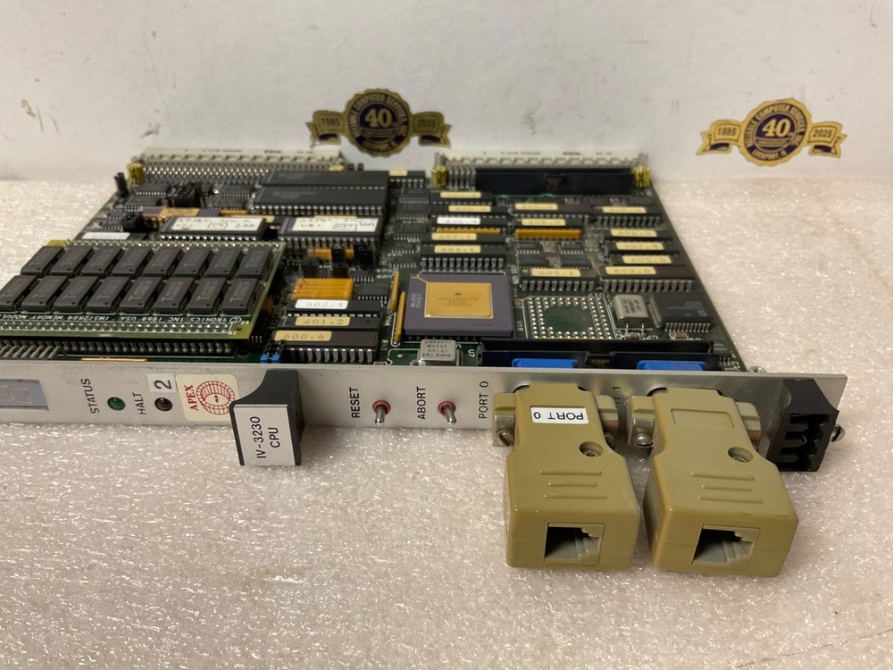 Ironics IV-3230 CPU VME Computer Module MVME with IM512K64 Memory Module