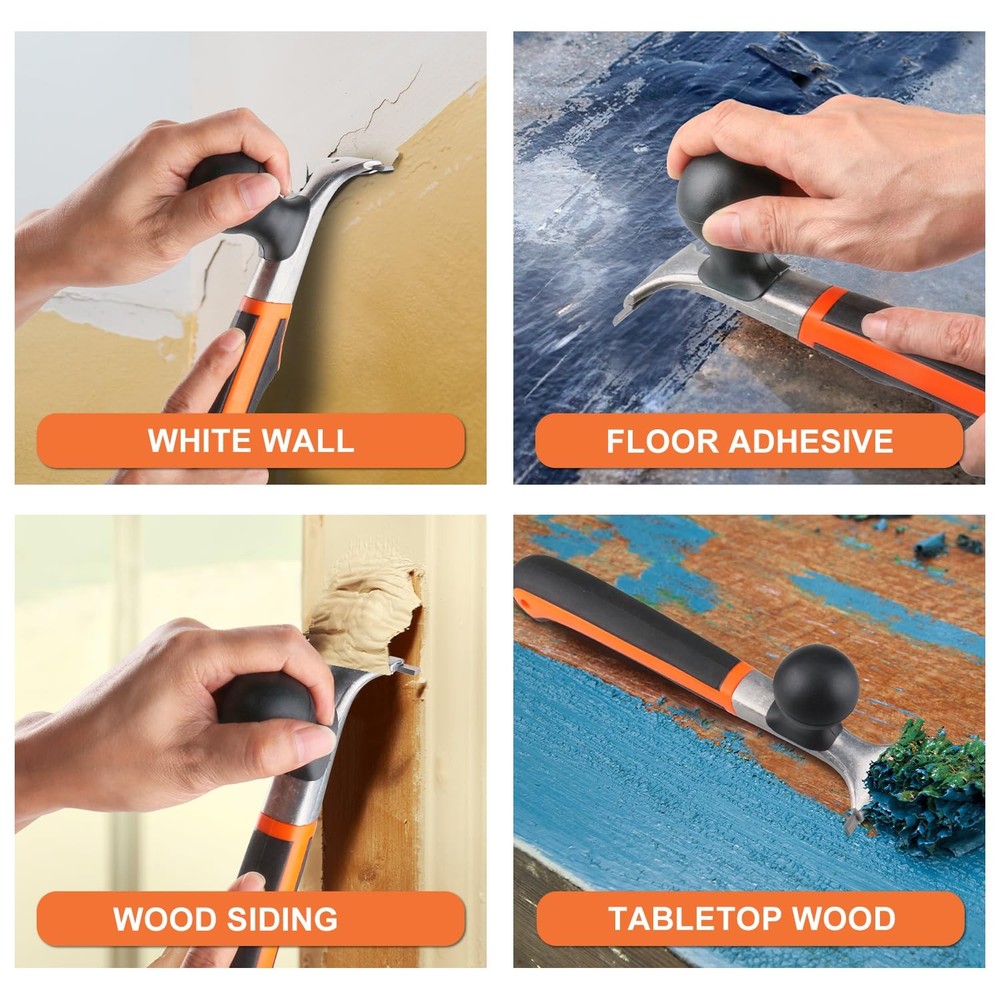 Premium Ergonomic Carbide Scraper,2-1/2",Scraper Tool for Removing Varnish, P...