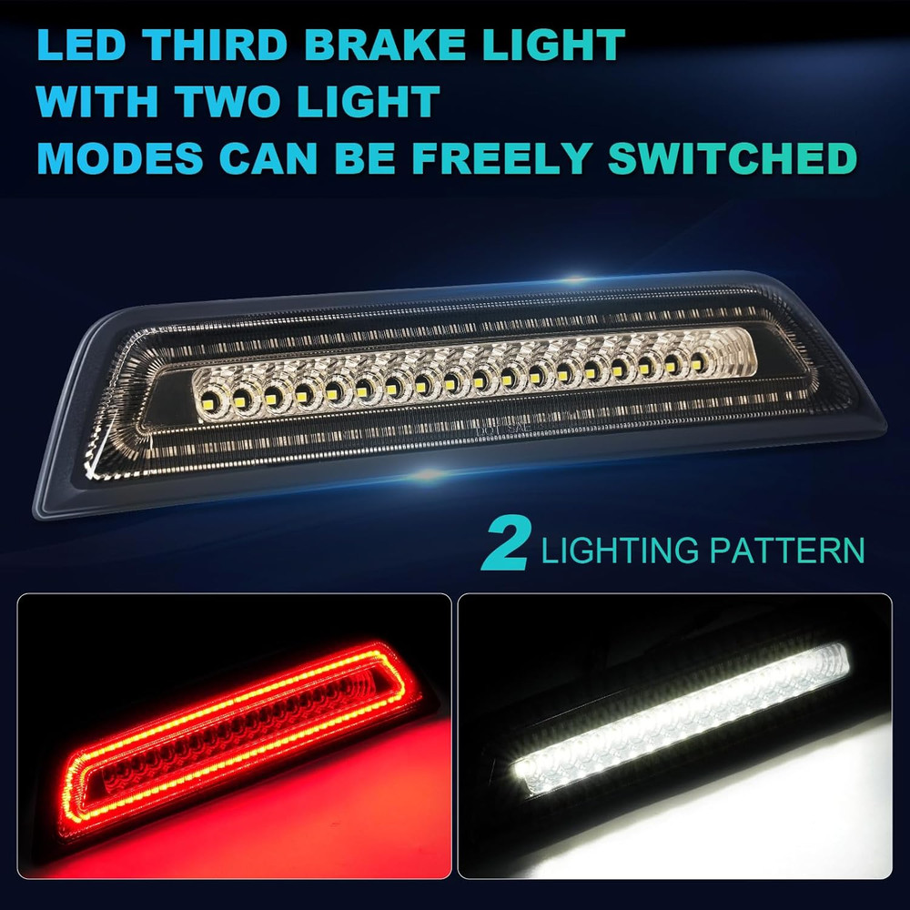 2016-23 Tacoma Third Brake Light Red High Mount–Compatible Replacement