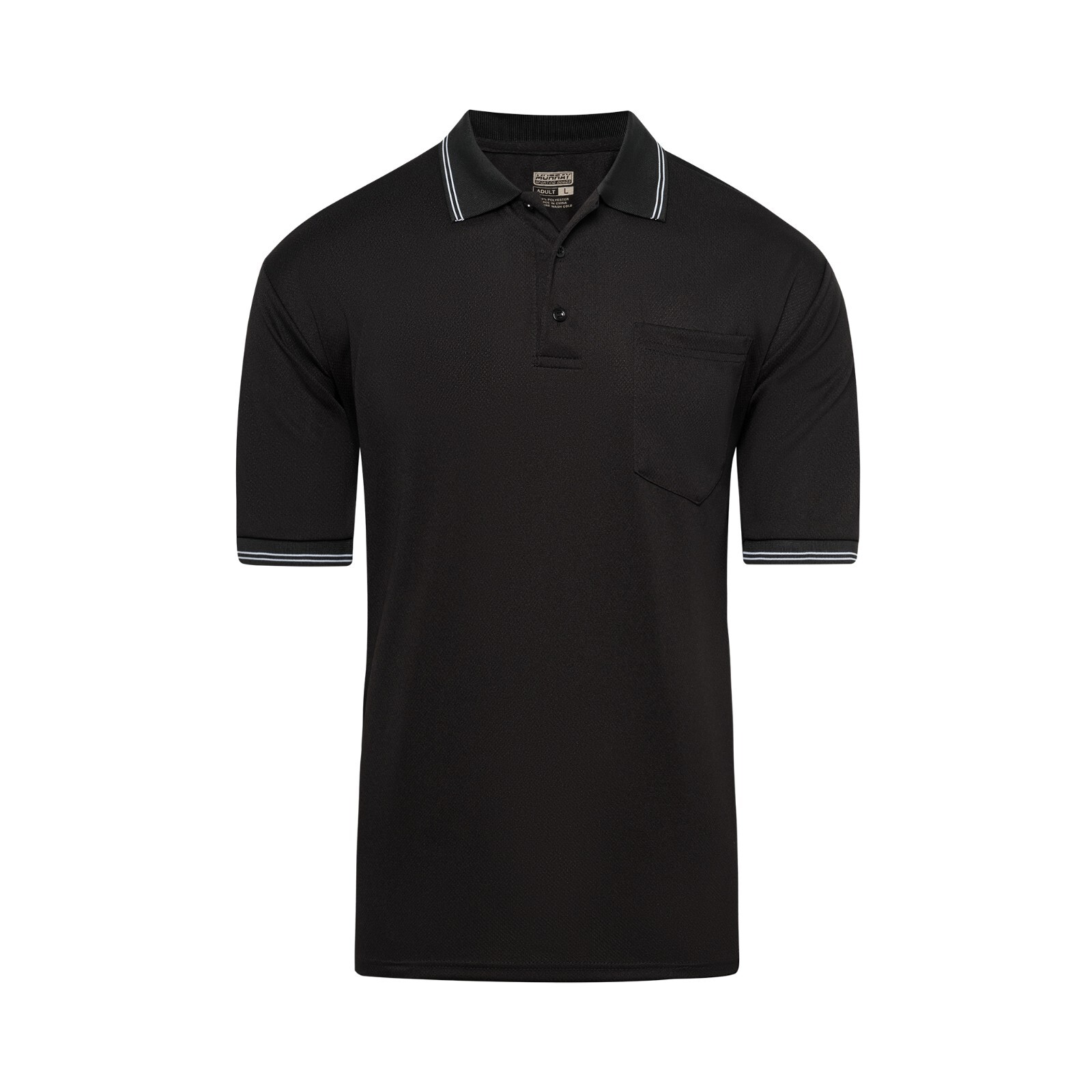 Murray Sporting Goods Black Short Sleeve Baseball and Softball Umpire Shirt