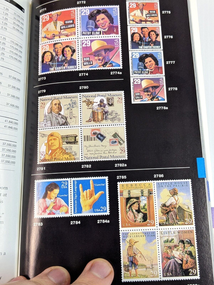 The Postal Service Guide to US Stamps 22nd Edition 1996 Stamp Values Guide Book