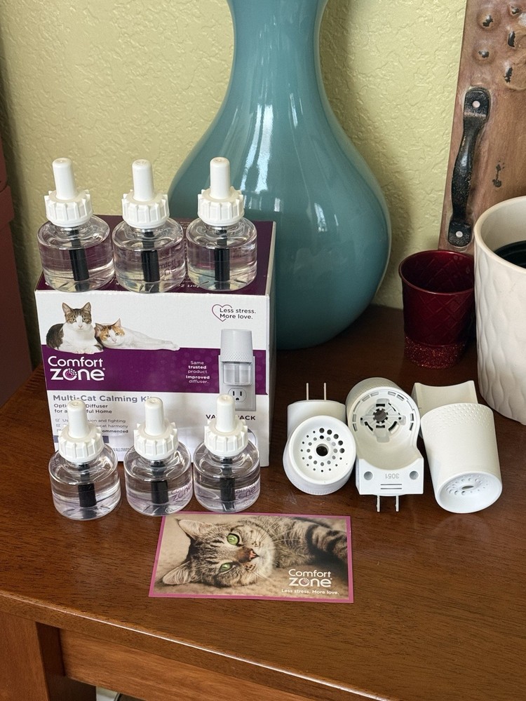 Comfort Zone Multi-Cat Calming Kit Value Pack (3 Diffusers, 6 Refills)