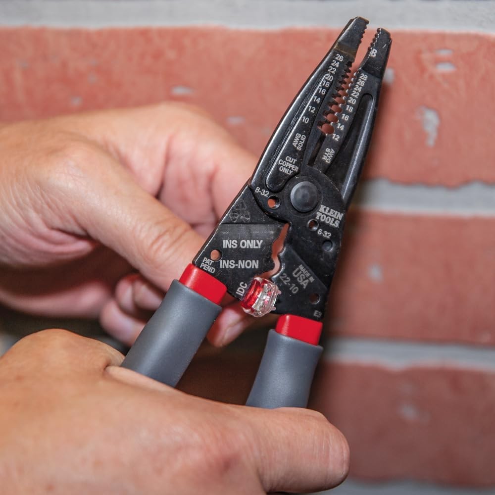 Klein Tools 1019 10 - 26 AWG Solid, 12 - 28 Stranded, Gray/Red