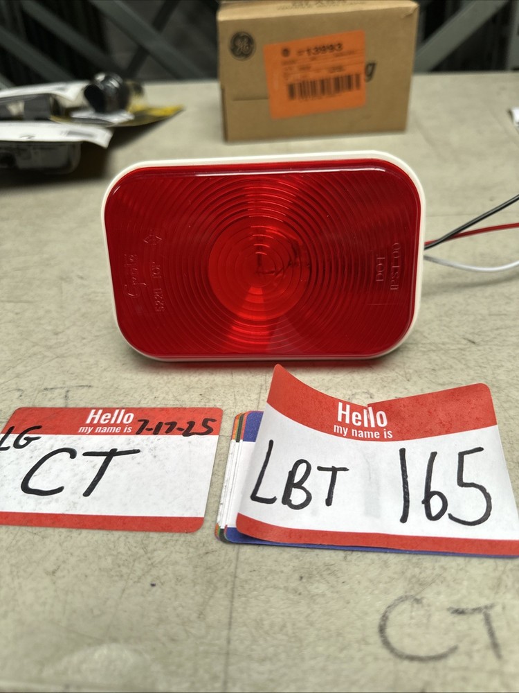 Grote 52202 Rectangular Stop Tail Turn Light Red