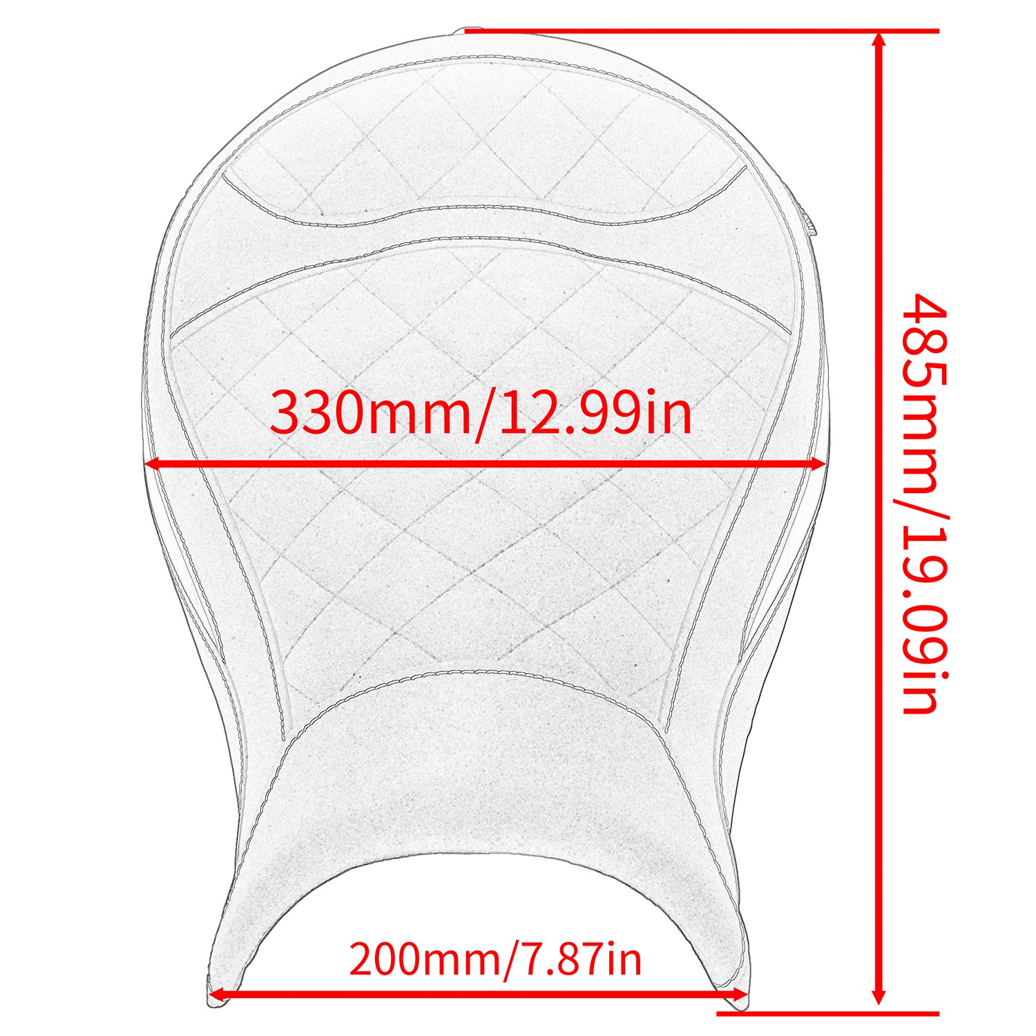 WOLFLINE Motorcycle Dual Seat For Kawasaki Vulcan S EN VN 650 2015-2024