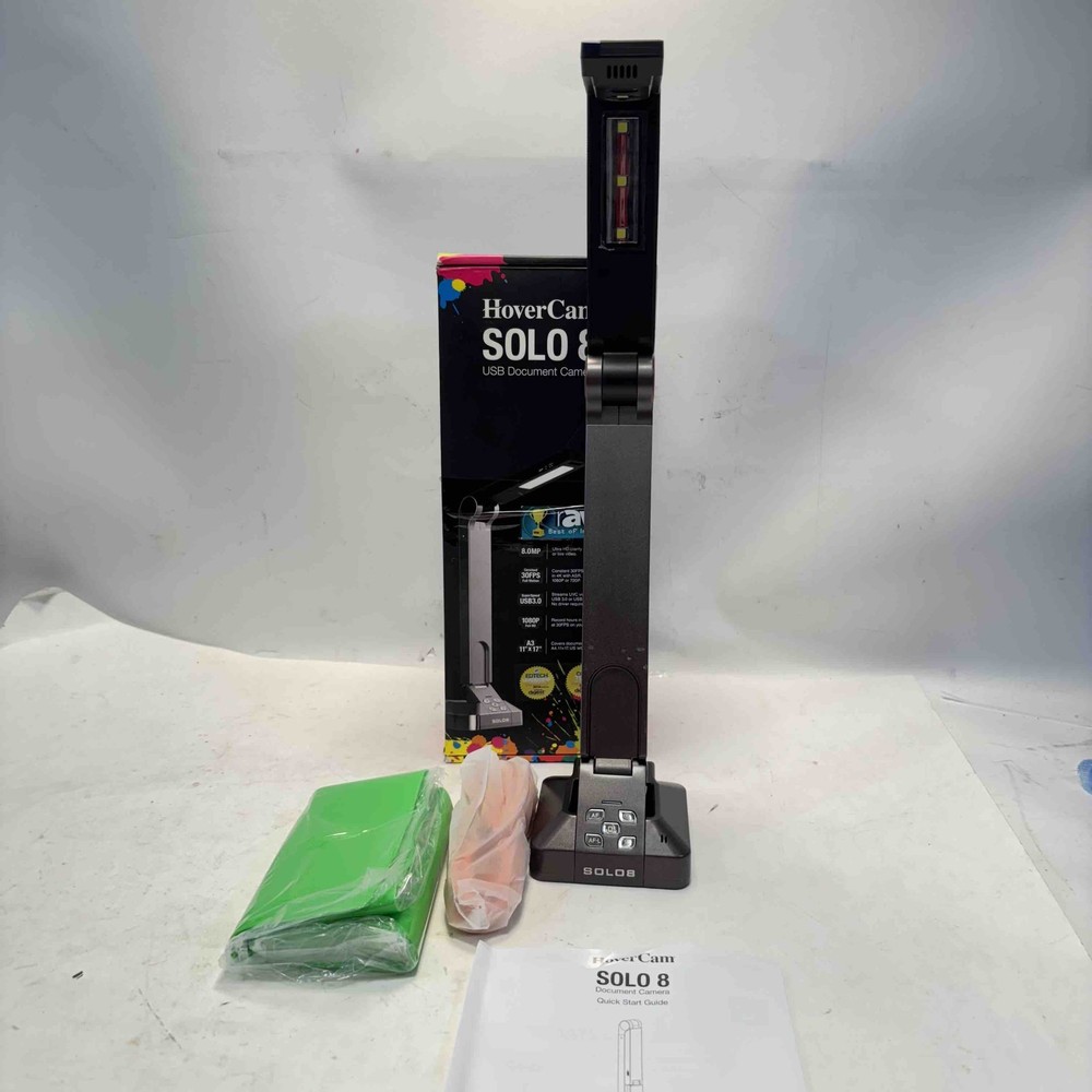 HoverCam Solo 8 Document Camera SOLO8 13MP USB Visual Presenter)