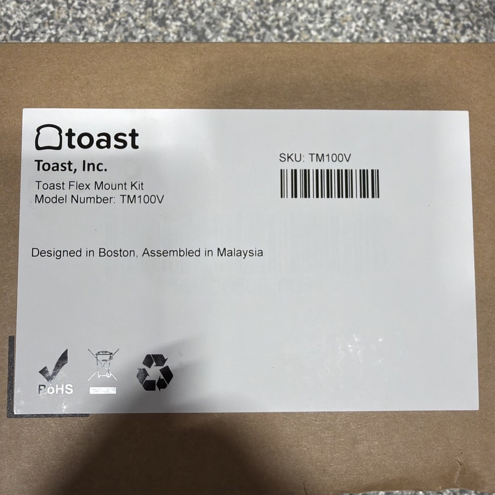 Toast POS Flex Wall Mount Kit