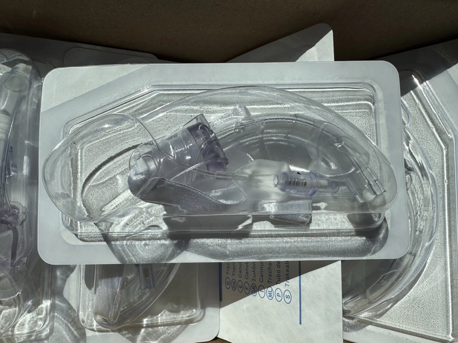 10-Pack – Size 7.0mm Cuffed Tracheostomy Tubes with Disposable Inner Cannula (St