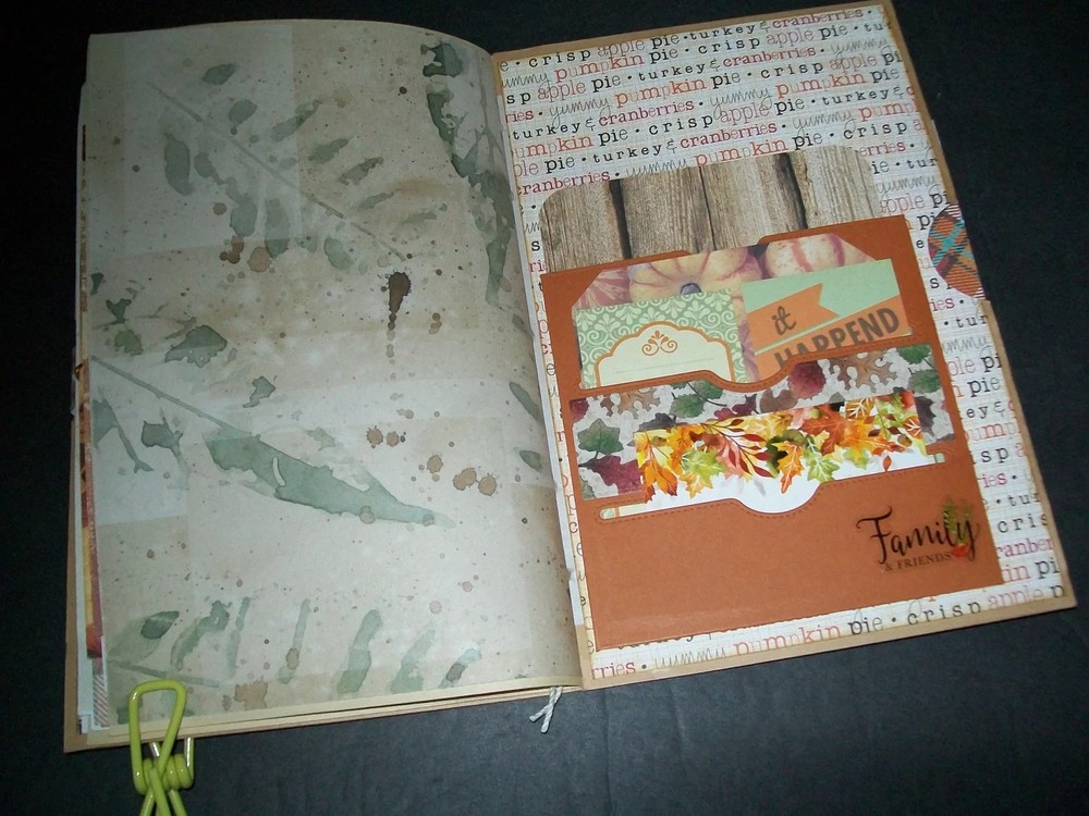 Handmade Fall Junk Journal Gratitude Holiday Blank Journal Fall Planner