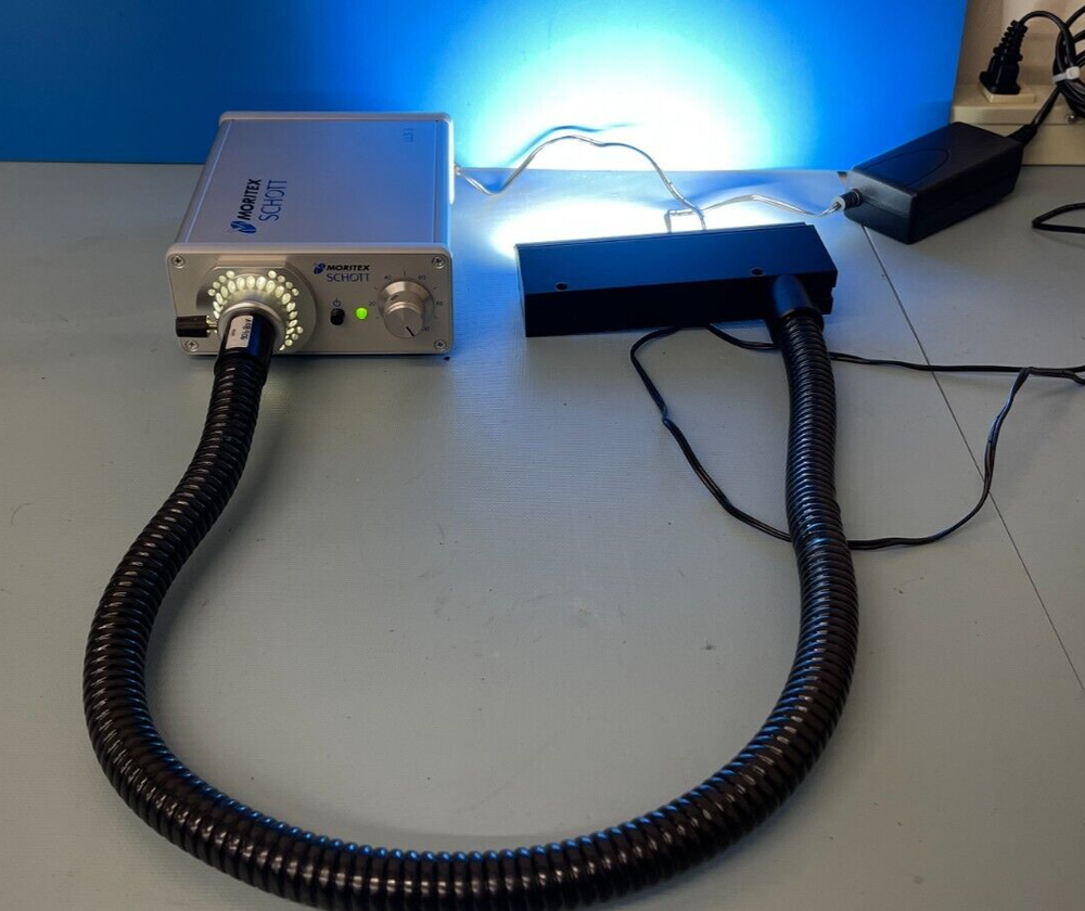 Moritex Schott LLS3 A20970.1/6000/EU LED Light Source Illuminator W/ A08906