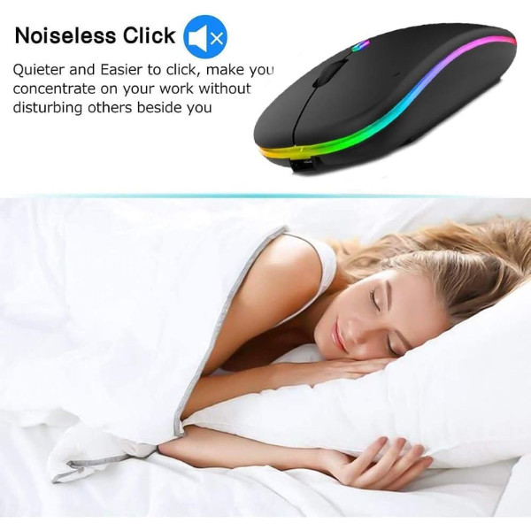 NEW WIRED USB OPTICAL MOUSE FOR PC LAPTOP COMPUTER ANDROID BOX SCROLL RGB LED UK