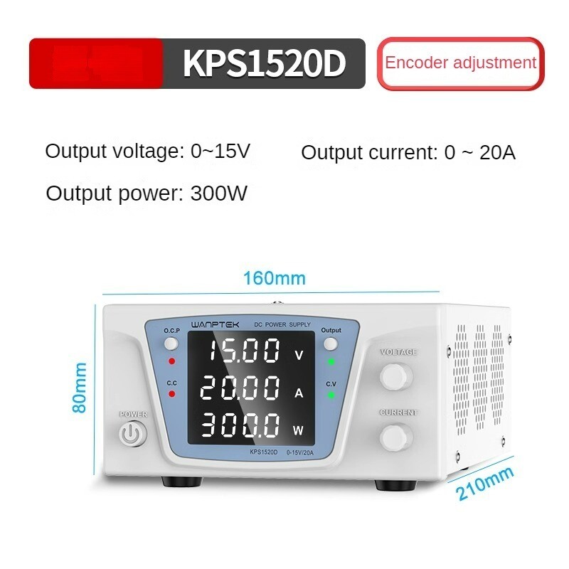 High Power Adjustable DC Power Supply Electroplating Aging Program Control