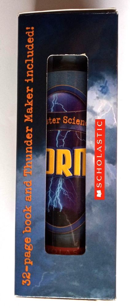 Scholastic Thunder Maker Kit, STEM, "Disaster Science: Storms" Book Included, 8+