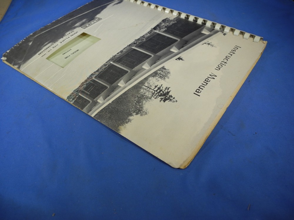 Fluke Model 7100 Systems Instruction Manual (Free Shipping!)