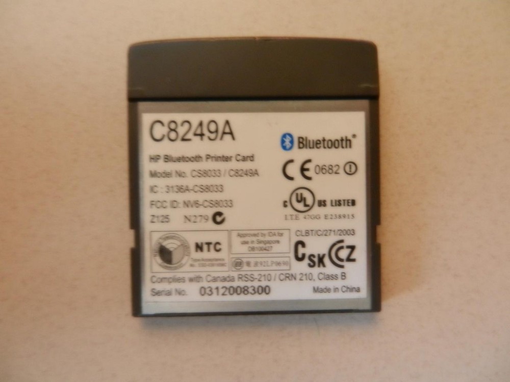 C8249A HP Bluetooth Printer Card brand NEW