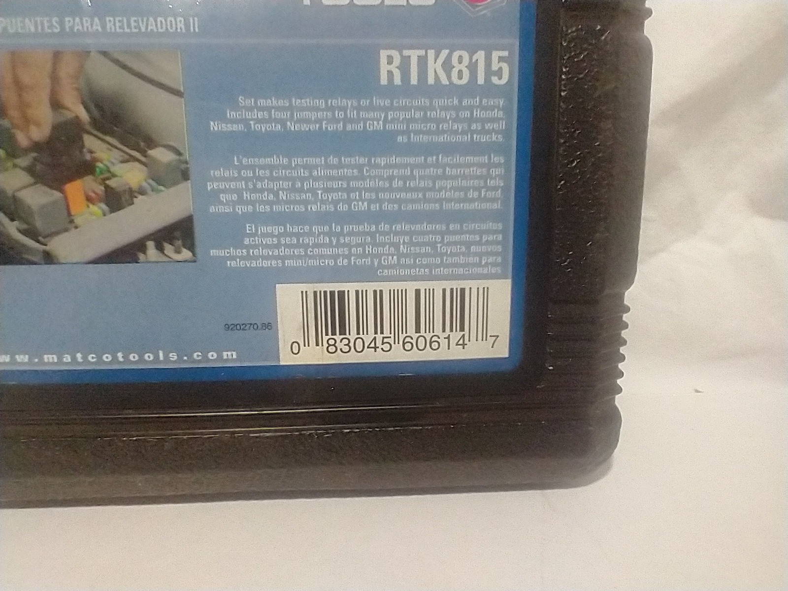 Matco RTK815 Relay Test Jumper Kit II