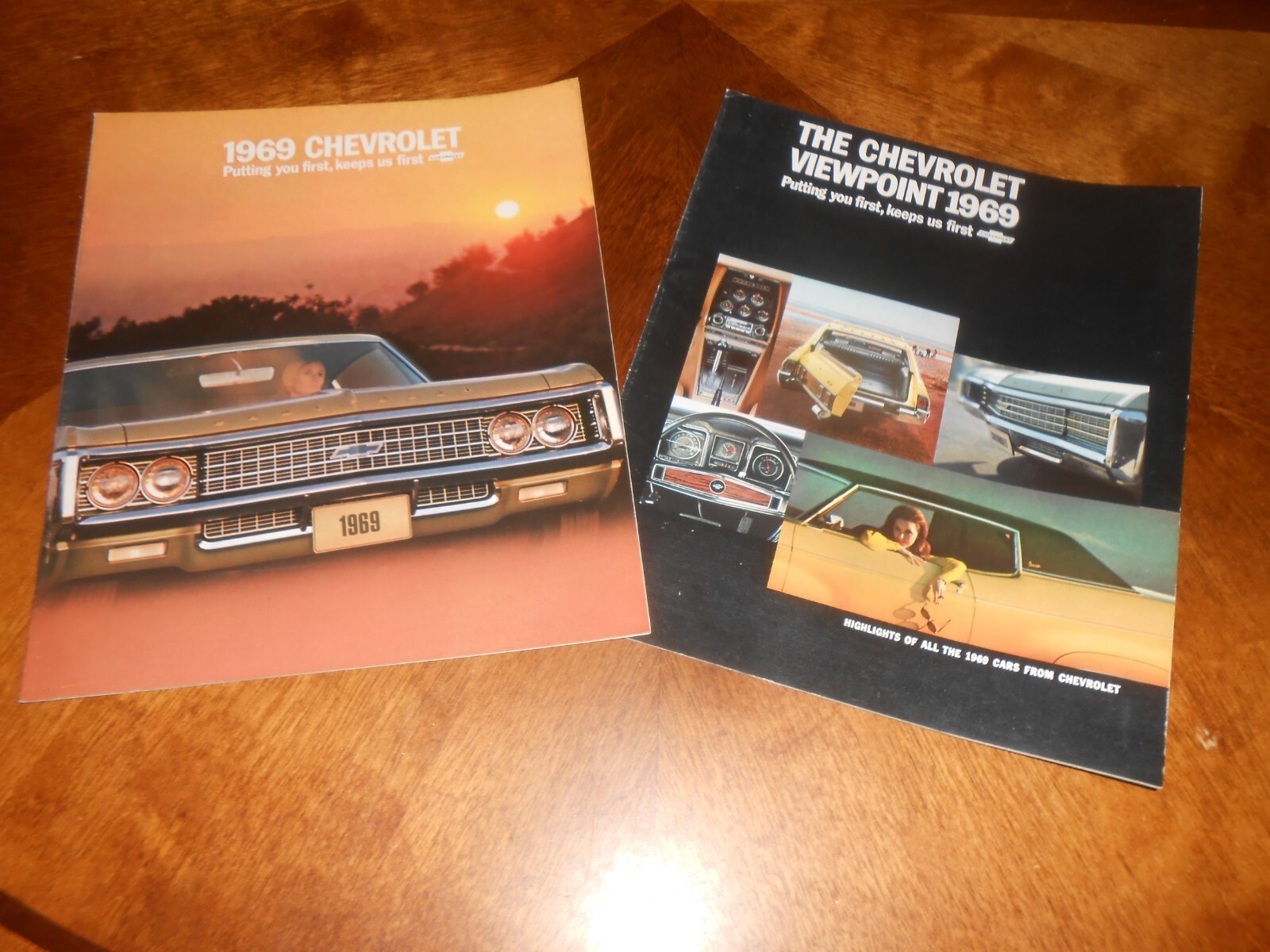 1969 CHEVROLET IMPALA CAPRICE BELAIR BISCAYNE 28 p. CATALOG + FULL-LINE BROCHURE