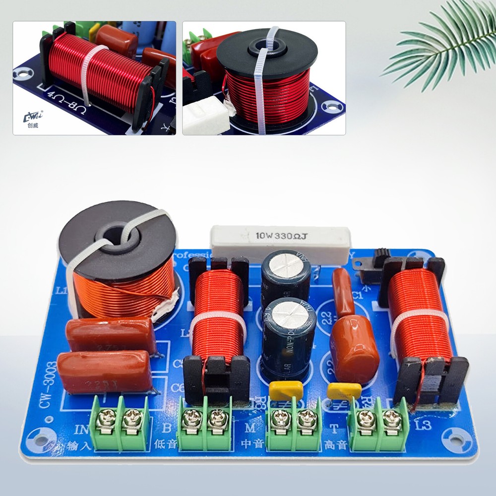 5200Hz-5500Hz Adjustable Speaker Audio CrossoverFilter 2 Way Frequency Divider
