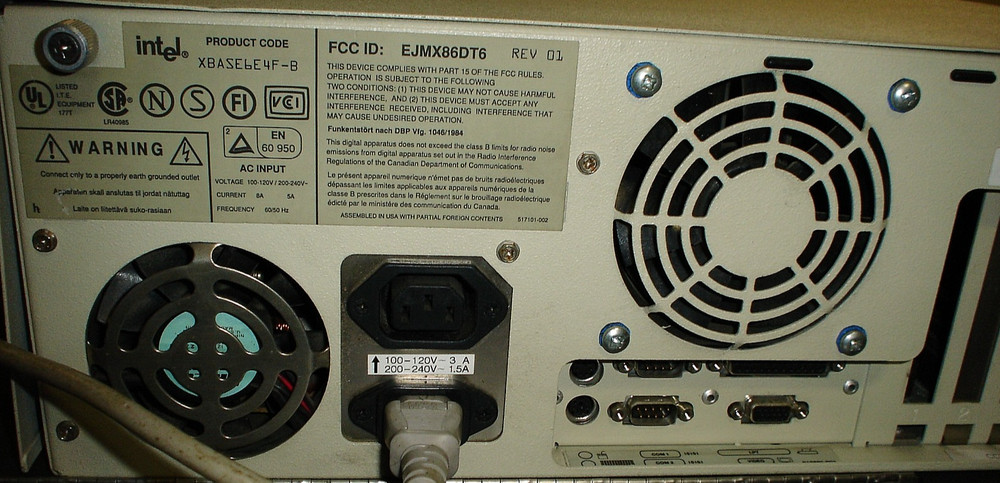 Vintage Desktop Computer Floppy Disk intel XBASE6E4F-B EJMX86DT6