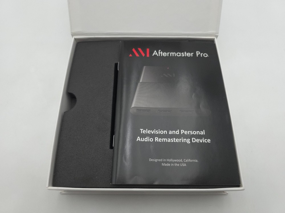 AFTERMASTER - Audio Remastering Device Improves TV Sound