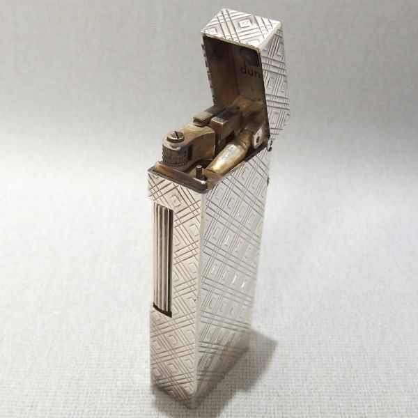 Dunhill Rollagas lighter Silver with box