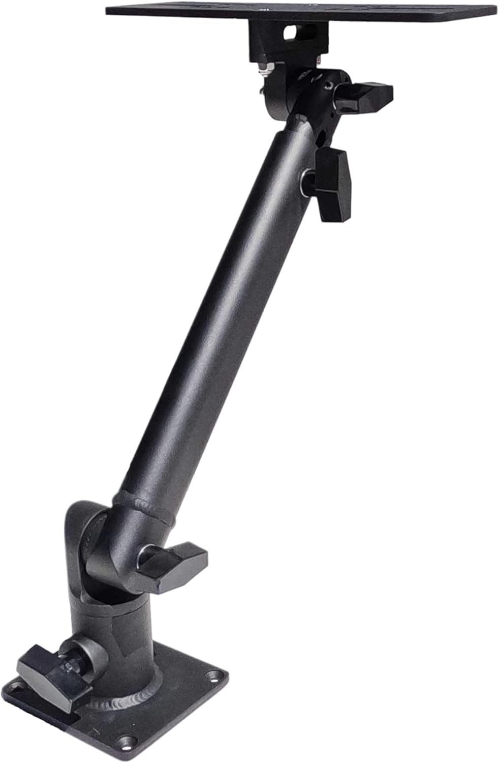 Heavy Duty Aluminum Chartplotter Mount 18"-24" Adjustable 350° Swivel MM-001-BL