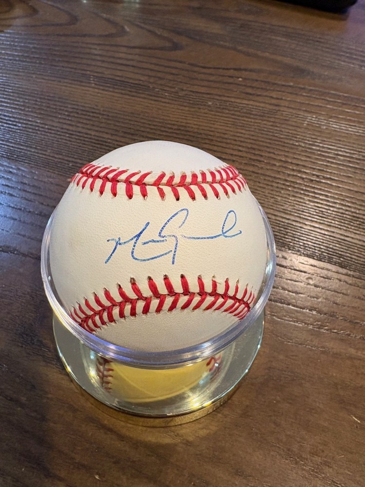 MARK      GRACE      CUBS       SIGNED     BASEBALL