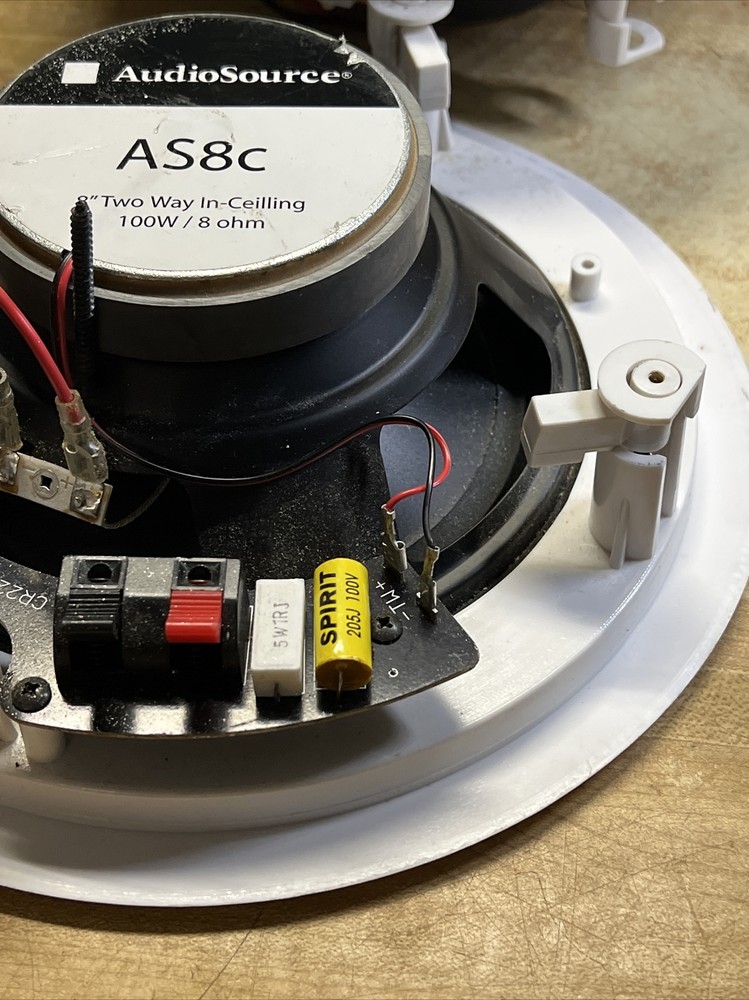 AudioSource AS8C In Wall or In Ceiling Speakers tested