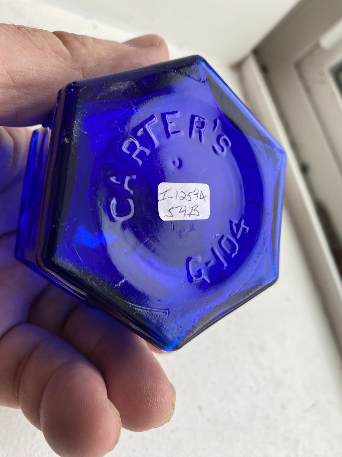 CARTER'S Shamrock Cathedral ink, tough smaller size in Cobalt Blue