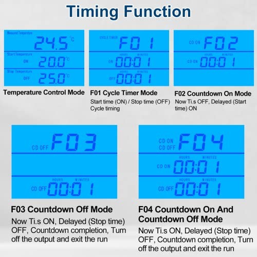 Digital Temperature Controller Thermostat Timer - Reptile Thermostat TC816