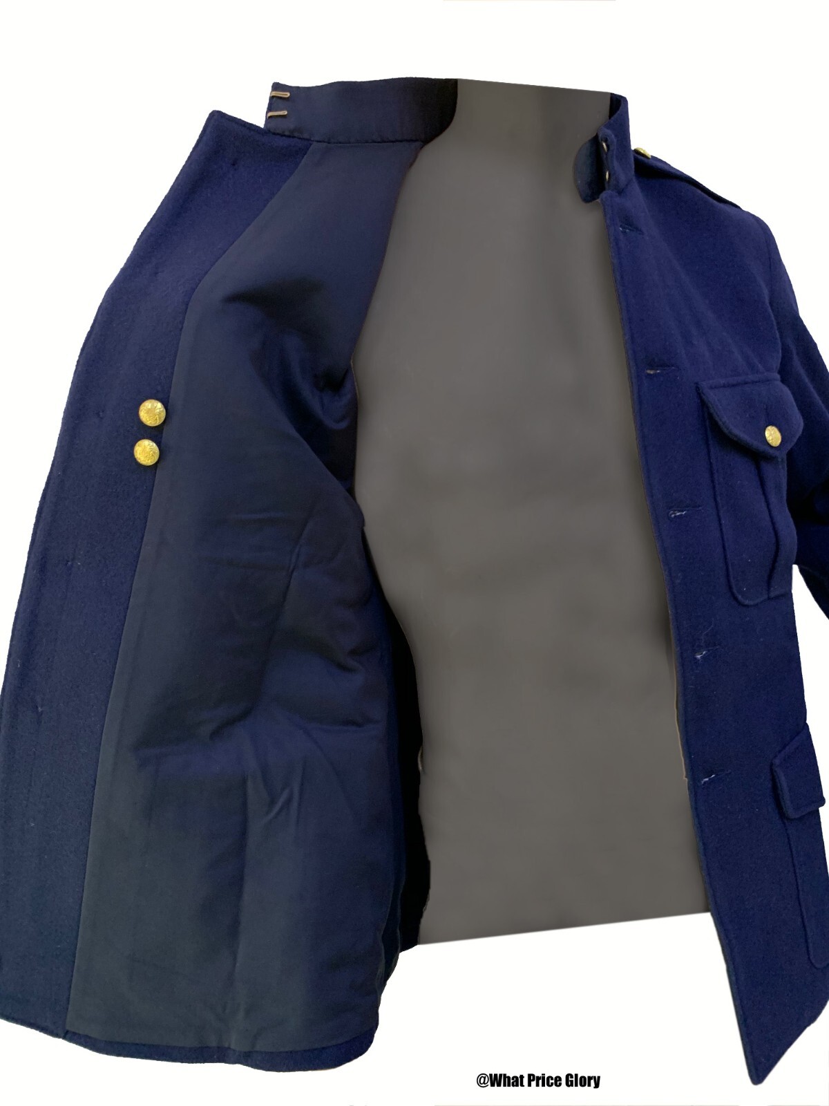 British Blue Wool Patrol Jacket