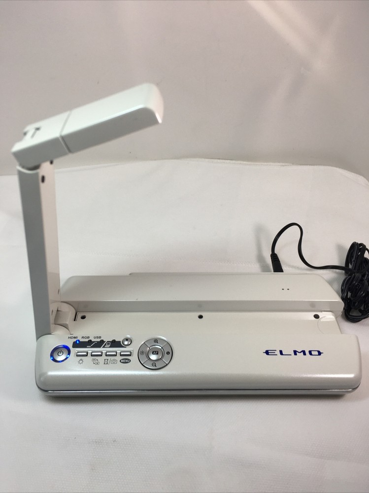 Elmo MO-1 Visual Presenter White Presentation Art Classwork Lesson Tested Work