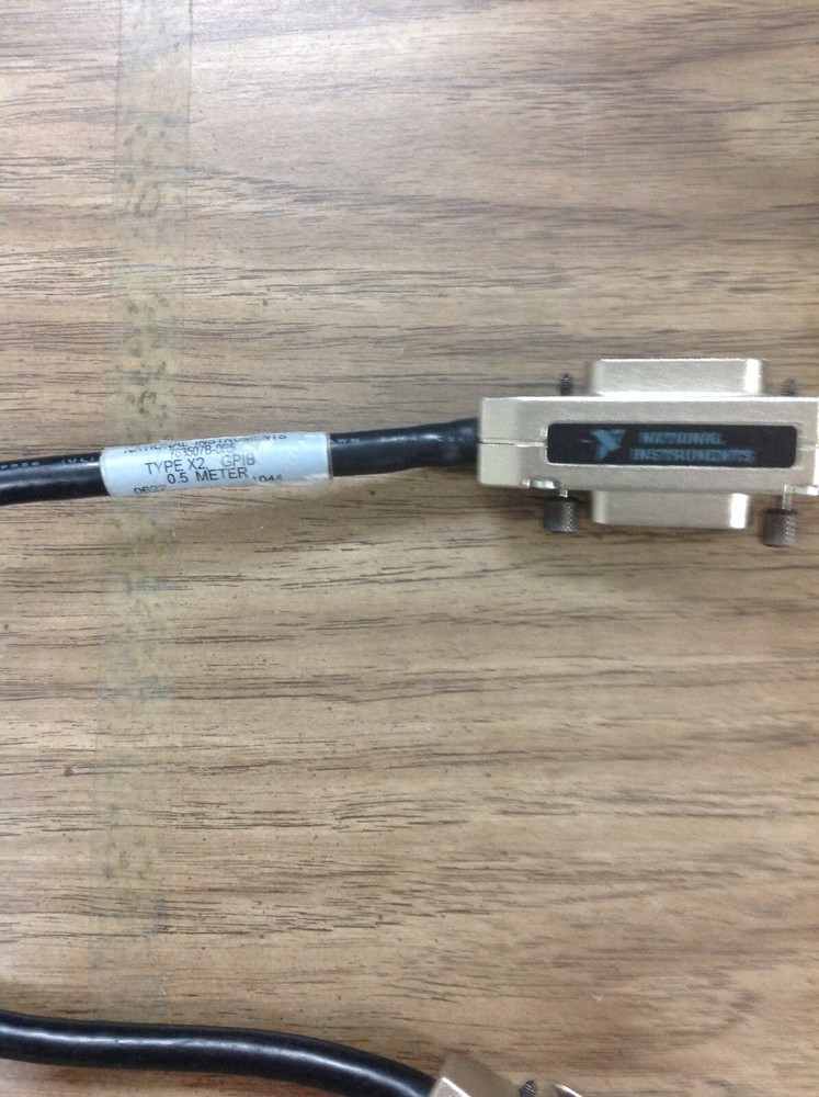National Instruments 763507B-ORS GPIB Cable 0.5 Meter