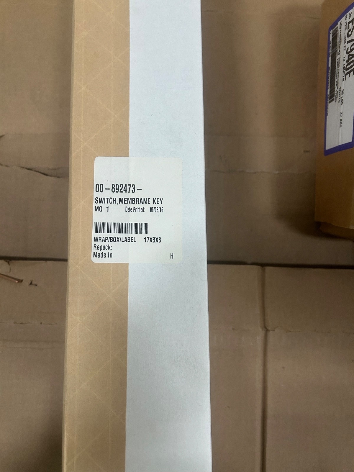 00-892473 Hobart Switch,Membrane Keypad Genuine OEM HOB00-892473