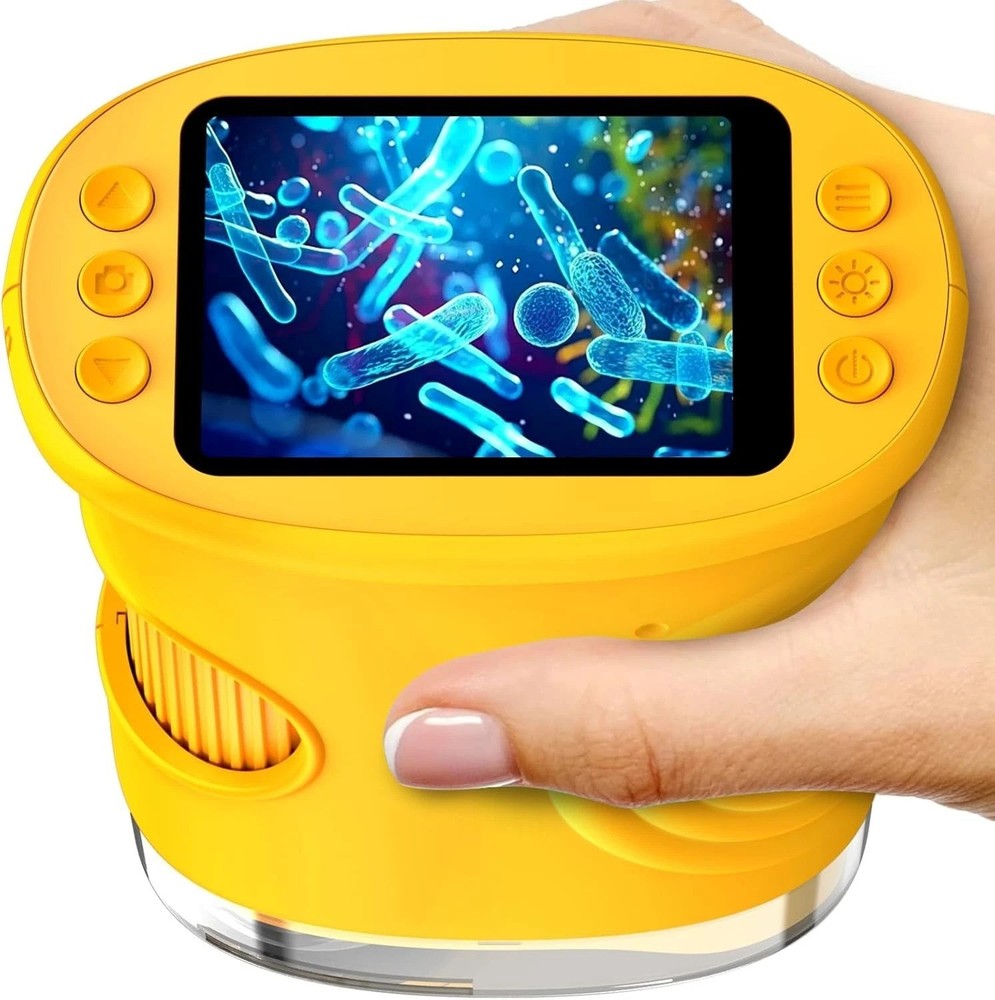 1000X Digital Handheld Microscope for Kids with 2.0" IPS Screen, Easter Gifts...