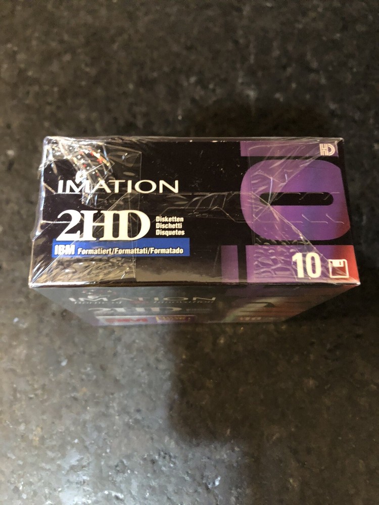 Diskette IBM Formatted 2HD IMATION 3M 10 Box Sealed New