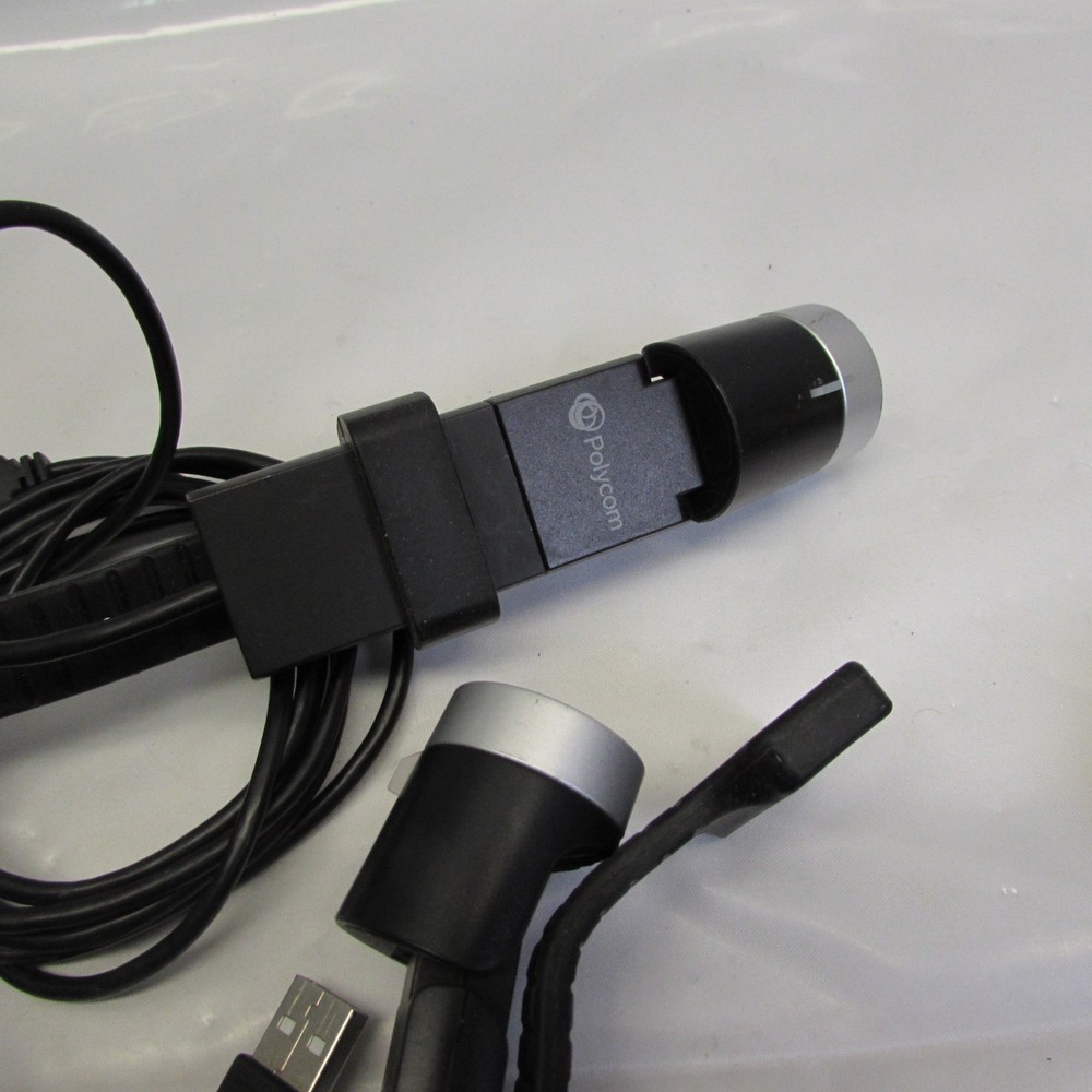 Lot (5) Polycom EagleEye Mini USB Web Camera Video Conference Calls w/Mounts